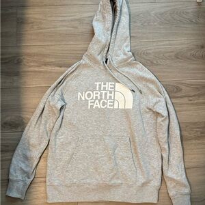 The North Face Light Gray woman’s hoodie